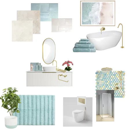 BATHROOM Interior Design Mood Board by REEM F on Style Sourcebook