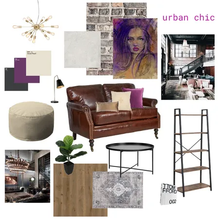 Urban Chic Interior Design Mood Board by Joanna Beckton on Style Sourcebook