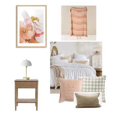 Poppy Bedroom Interior Design Mood Board by staceymccarthy02@outlook.com on Style Sourcebook
