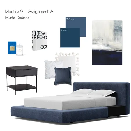 Module 9 - Assignment A Master Bedroom Interior Design Mood Board by Sarah Earnshaw Interior Design on Style Sourcebook