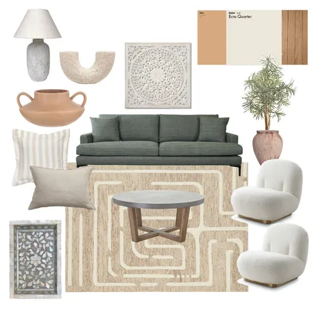 beige and grey Interior Design Mood Board by tyseer on Style Sourcebook