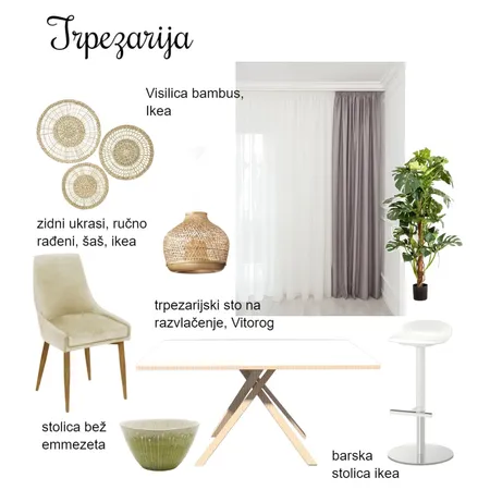 Mirjana Šaponja - trpezarija Interior Design Mood Board by Fragola on Style Sourcebook