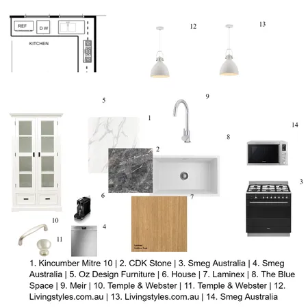 kitchen Interior Design Mood Board by Iman Sawan on Style Sourcebook