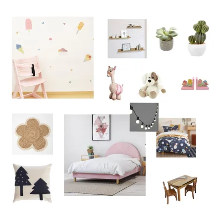 Baby Pink with Blue hue kids room Interior Design Mood Board by Choices Flooring on Style Sourcebook