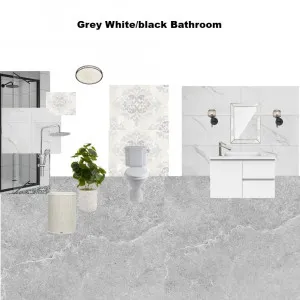 Avashni's  white bathroom Interior Design Mood Board by Asma Murekatete on Style Sourcebook