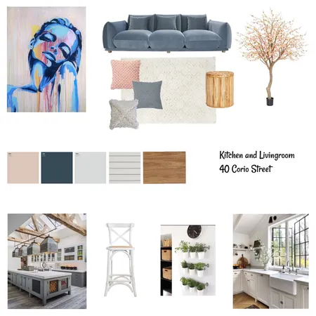Kitchen and Livingroom Interior Design Mood Board by Nskinner on Style Sourcebook