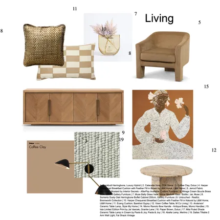 Living North Adelaide Interior Design Mood Board by The Hallmark, Abbey Hall Interiors on Style Sourcebook