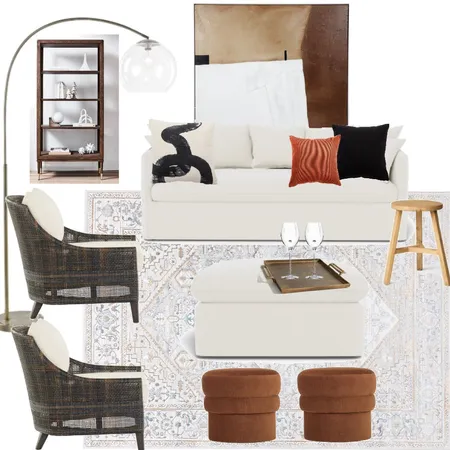 Mel Living Room Interior Design Mood Board by Bianco Design Co on Style Sourcebook