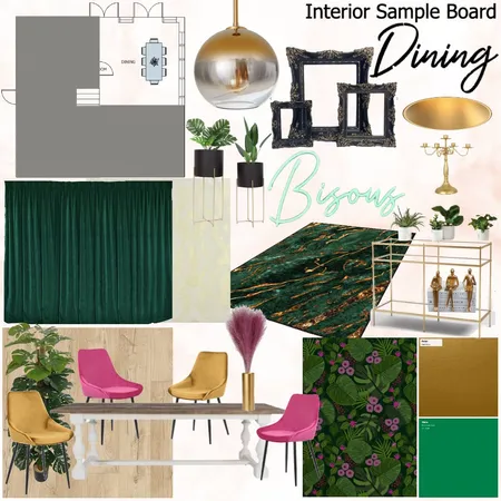 Module 9 - Dining Interior Design Mood Board by alyssa.k on Style Sourcebook