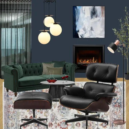 dunkel wohnzimmer - dark living Interior Design Mood Board by Einzig on Style Sourcebook