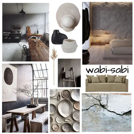 Wabi-Sabi Moodboard Interior Design Mood Board by Luke Daniels on Style Sourcebook