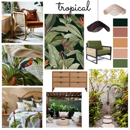 Tropical Moodboard Interior Design Mood Board by Luke Daniels on Style Sourcebook