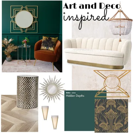 Art and Deco inspired Mood board Interior Design Mood Board by adorgelus on Style Sourcebook