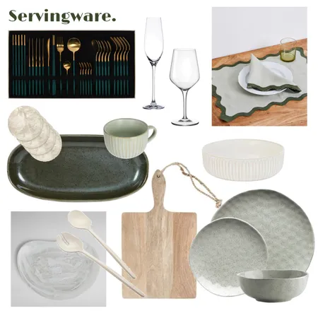 servingware- common grounds Interior Design Mood Board by ferne on Style Sourcebook
