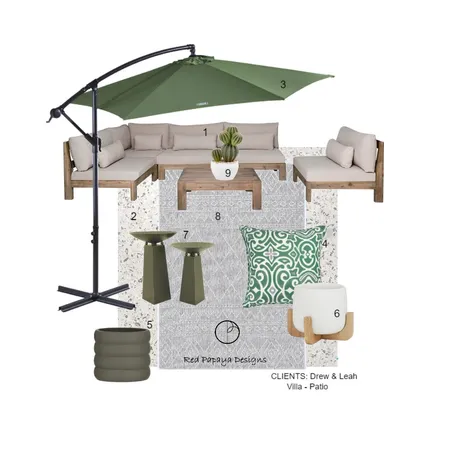 Outdoor garden setting Interior Design Mood Board by carob. designs on Style Sourcebook