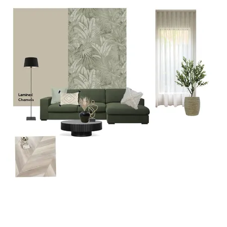 Зеленый монохром 2 Interior Design Mood Board by MilenaZh on Style Sourcebook