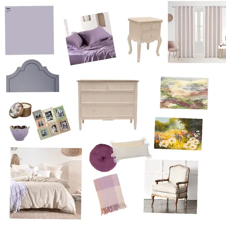 romantic French inspired bedroom Interior Design Mood Board by Opal on Style Sourcebook