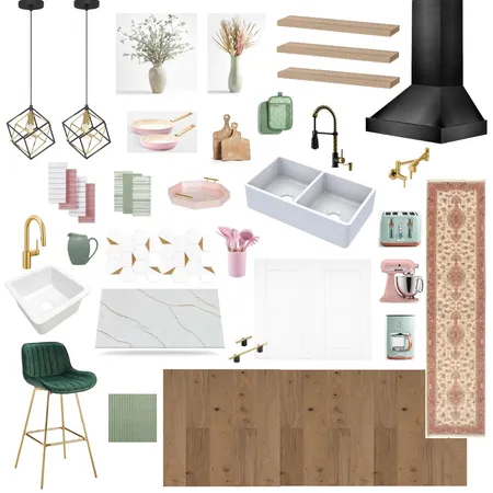 Kitchen Sample Board Interior Design Mood Board by Rachel Troke Design on Style Sourcebook