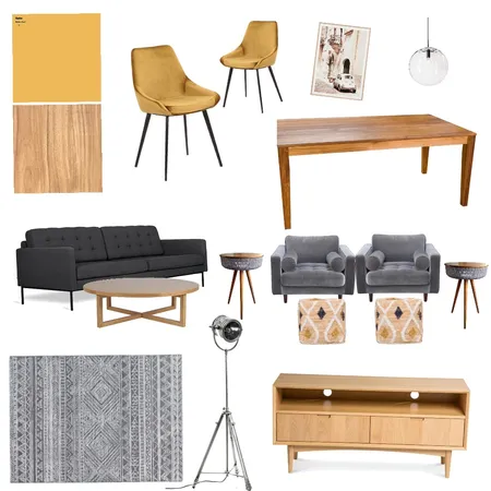 Modern entertainment great room Interior Design Mood Board by Land of OS Designs on Style Sourcebook