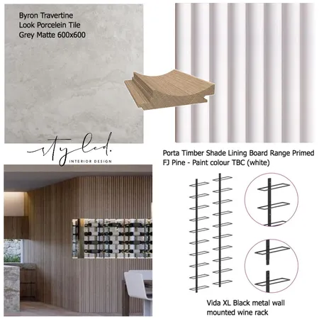 Kelb - Wine Feature wall Interior Design Mood Board by Styled Interior Design on Style Sourcebook