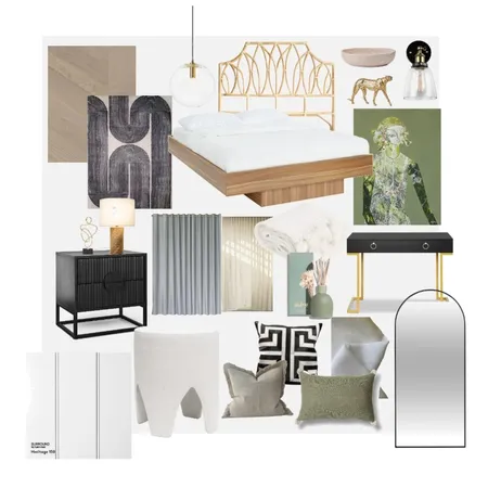 Nature Inspired Bedroom Interior Design Mood Board by Dorina on Style Sourcebook