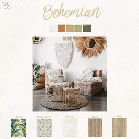 Moodboard Bohemian Interior Design Mood Board by moriasegal26 on Style Sourcebook