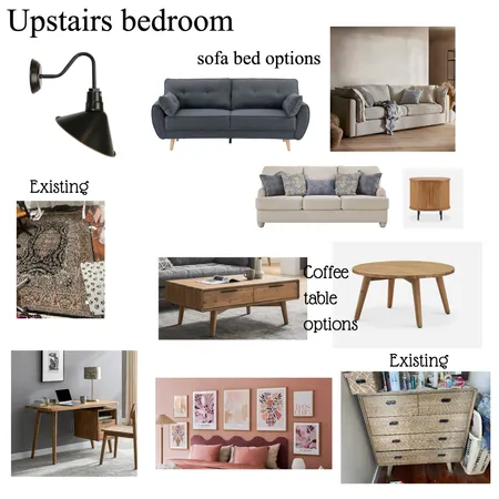 Upstairs bedroom Interior Design Mood Board by JH Reno Reimagined Queenslander on Style Sourcebook