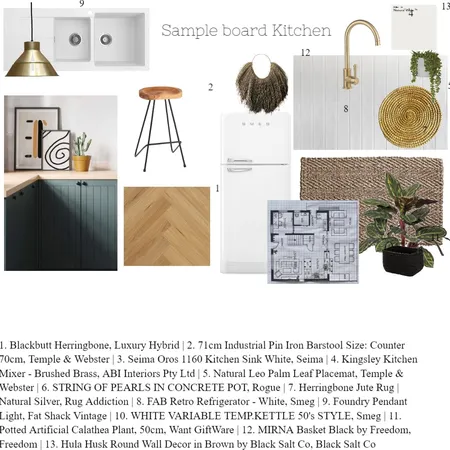 Sample board kitchen Interior Design Mood Board by SarHemming on Style Sourcebook