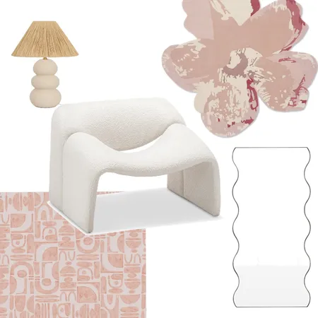 Radial Mood with Curve and Pink Hues Interior Design Mood Board by kh.interiors__ on Style Sourcebook