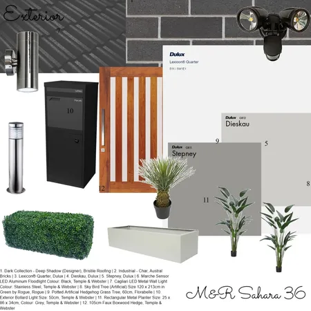 Exterior Interior Design Mood Board by Sezell on Style Sourcebook