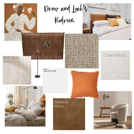 Drew & Leah's Bedroom Interior Design Mood Board by CaraLee on Style Sourcebook