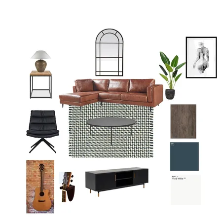 Industrial dark moody Interior Design Mood Board by sally guglielmi on Style Sourcebook