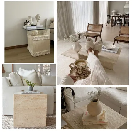 Travertine Coffee/Side Table Interior Design Mood Board by Casa Curation on Style Sourcebook