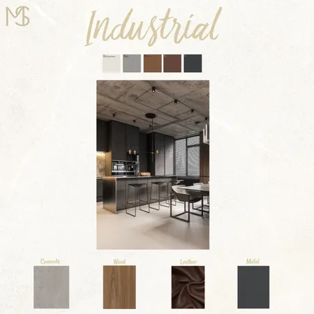 Moodboard Industrial Interior Design Mood Board by moriasegal26 on Style Sourcebook