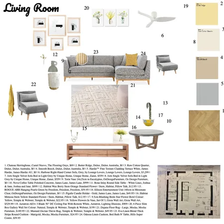Module 9- Final Interior Design Mood Board by HBMonge on Style Sourcebook
