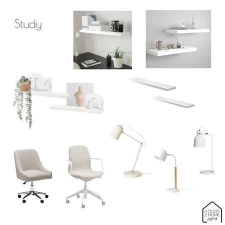 Pottsville - Study Interior Design Mood Board by House 2 Home Styling on Style Sourcebook