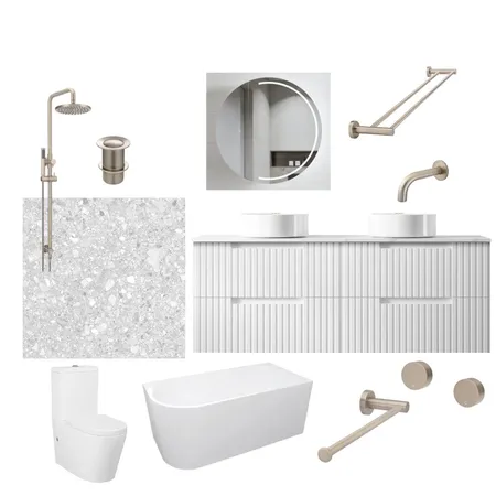 Jodie Kelly Bathroom Interior Design Mood Board by MichH on Style Sourcebook