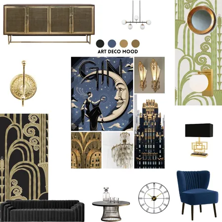 art deco mood Interior Design Mood Board by proodrigues on Style Sourcebook