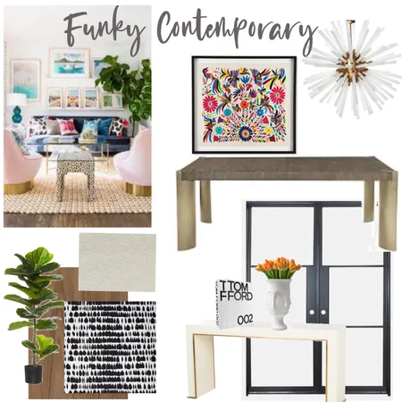 Mod 3- Funky Contemporary Mood Board Interior Design Mood Board by NBNDesign on Style Sourcebook