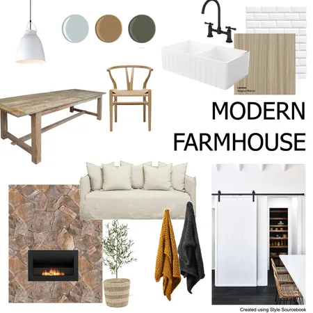 Modern Farmhouse Interior Design Mood Board by g.interiors.adl on Style Sourcebook