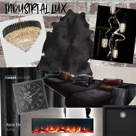 INDUSTRIAL LUX CHALLENGE Interior Design Mood Board by kriziaba1 on Style Sourcebook