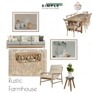 Rustic Farmhouse Interior Design Mood Board by Simplestyling on Style Sourcebook
