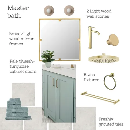 9 Perissa - Master Bath Interior Design Mood Board by STK on Style Sourcebook