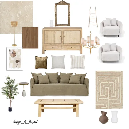 Neutral Living Space Interior Design Mood Board by design_4_thesoul on Style Sourcebook