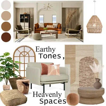 Earthy Tones Interior Design Mood Board by Lucey Lane Interiors on Style Sourcebook