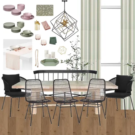 Dining Room Sample Board Interior Design Mood Board by Rachel Troke Design on Style Sourcebook