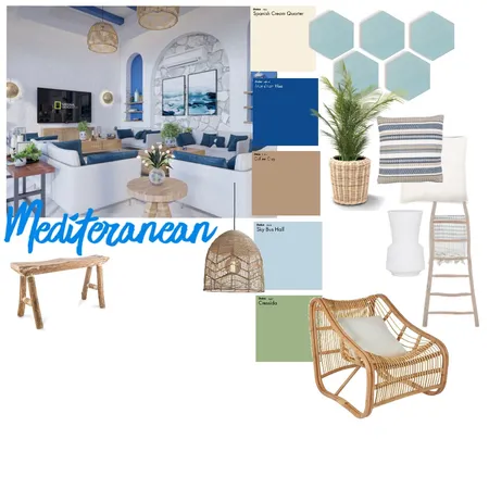 Mediterranean Interior Design Mood Board by katiriamorales1@gmail.com on Style Sourcebook