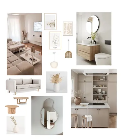 monochromatic Interior Design Mood Board by dunja_louw on Style Sourcebook