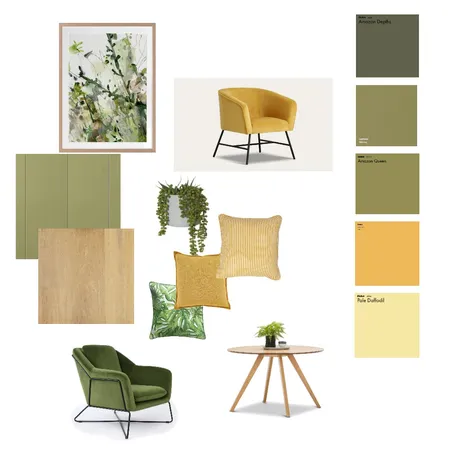 Yellow_green_mood_ Interior Design Mood Board by Interior_my_SAV on Style Sourcebook