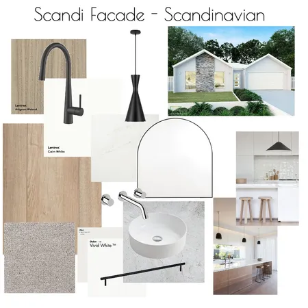 Scandinavian Facade Interior Design Mood Board by Stacey Newman Designs on Style Sourcebook